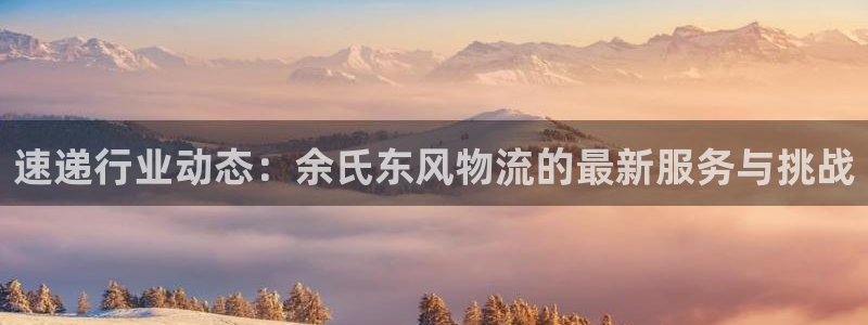 超凡国际最稳打法：速递行业动态：余氏东风物流的最新服务与挑战